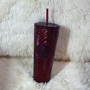 Starbucks red holiday jeweled tumbler 2022
